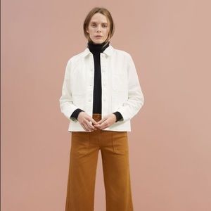 White Everlane Chore Jacket